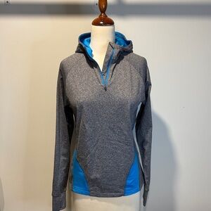 Augusta Sportswear Blue and Gray Pullover